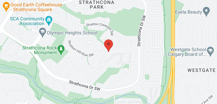 map of 515 STRATHCONA Mews SW